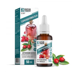 Natur Tanya® Csipkebogyómag olaj hidegsajtolással- Antioxidáns hatású, természetes E-vitaminban gazdag extra sűrű olaj! Külsőleg - Belsőleg 50 ml.