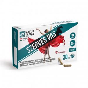 Natur Tanya® Szerves, vegán vas - Világszabadalommal védett vas-biszglicinát és vérképző vitaminok