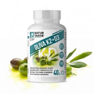 Natur Tanya® OLIVA K2+D3 – Világszabadalommal védett vitaMK7® K2-vitaminnal az immunrendszer és a csontozat egészségéhez