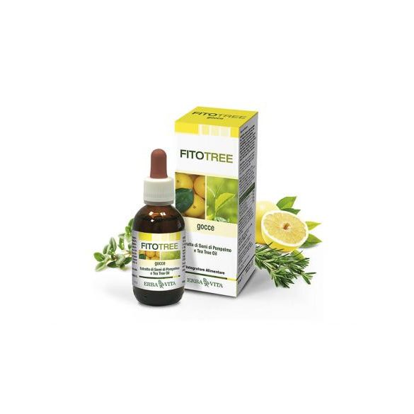 Natur Tanya® E. FitoTree Baktériumölő, fertőtlenítő grapefruit, teafa, rozmaring és kakukkfű olaj - Külsőleg/Belsőleg! 30 ml