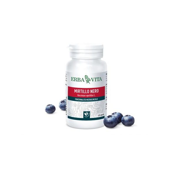 Natur Tanya® E. Fekete áfonya kapszula inulinnal - támogatja az erek és a szemek egészségét, hozzájárul az egészséges vércukorszinthez