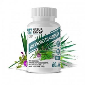 Natur Tanya® FÉRFIEGÉSZSÉG - Saw Palmetto komplex (Szabalpálma/Fűrészpálma), kisvirágú füzike, csalángyökér, cink és szelén kivonat