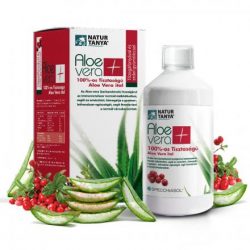   Natur Tanya® S. Aloe vera ital tőzegáfonyás, erdei gyümölcsös 100% tisztaságú, IASC által certifikált Aloe tartalommal 1000ml