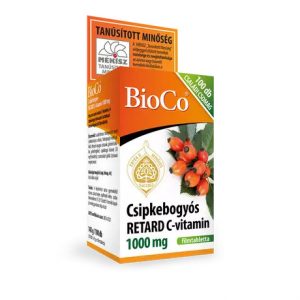 BioCo Csipkebogyós Retard C-vitamin 1000mg Családi csomag filmtabletta 100 db