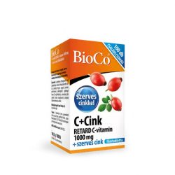   BioCo C+Cink Retard C-vitamin 1000 mg + Szerves cink Családi csomag filmtabletta 100 db