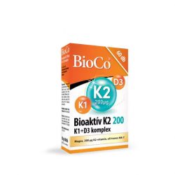 BioCo Bioaktív K2 200 mikrogramm K1+D3 komplex