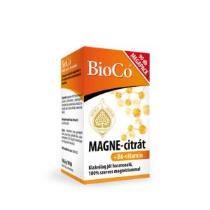 BioCo Magne-citrát+B6 vitamin 90 db.