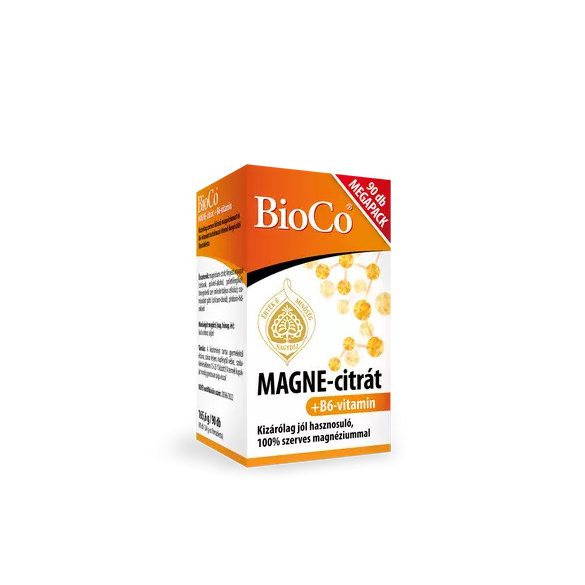 BioCo Magne-citrát+B6 vitamin 90 db.