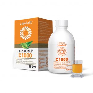 LipoCell C1000 liposzómás C-vitamin narancs ízben (250 ml, 50 adag)