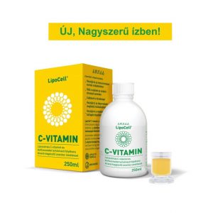 LipoCell liposzómás C-vitamin ananászos ízben (250 ml)