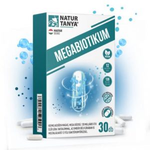 Natur Tanya® MEGABIOTIKUM - 12 féle baktériumtörzs, mega dózisú, 120 milliárd CFU élőflóra tartalom