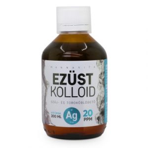 Ezüstkolloid 20 PPM, 200ml - ÜVEGES