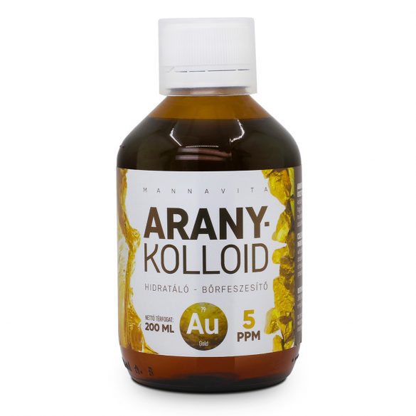 Aranykolloid 5 PPM, 200ml - ÜVEGES