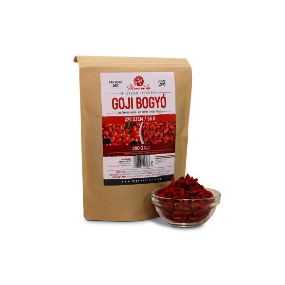 Prémium Nagyszemű GOJI bogyó mag, 200g