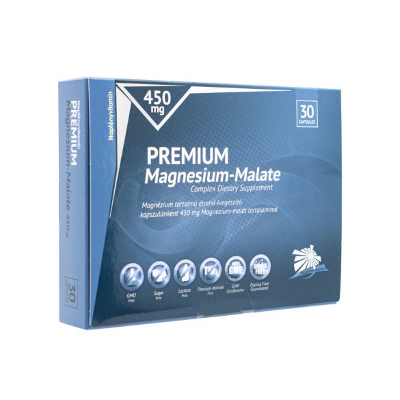 Prémium Magnézium-malát 450 mg - 30db.