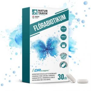 Natur Tanya® FLÓRABIOTIKUM - nemzetközi törzsgyűjteménybe letétbe helyezett probiotikum és fermentált prebiotikum a bélmikrobiom egyensúlyához - 30 db.