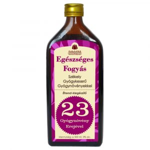 Egészséges Fogyás – Székely Gyógykeserű 500ml; 23 gyógynövényből