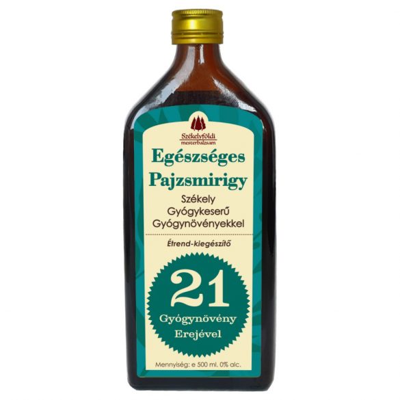 Egészséges Pajzsmirigy - 21 gyógynövénnyel Székely Gyógykeserű 500ml